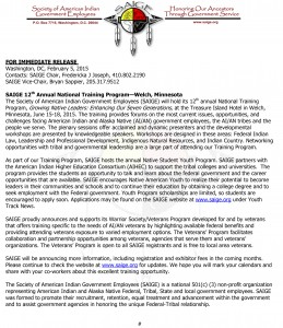 SAIGE_PressRelease_2_05_2015